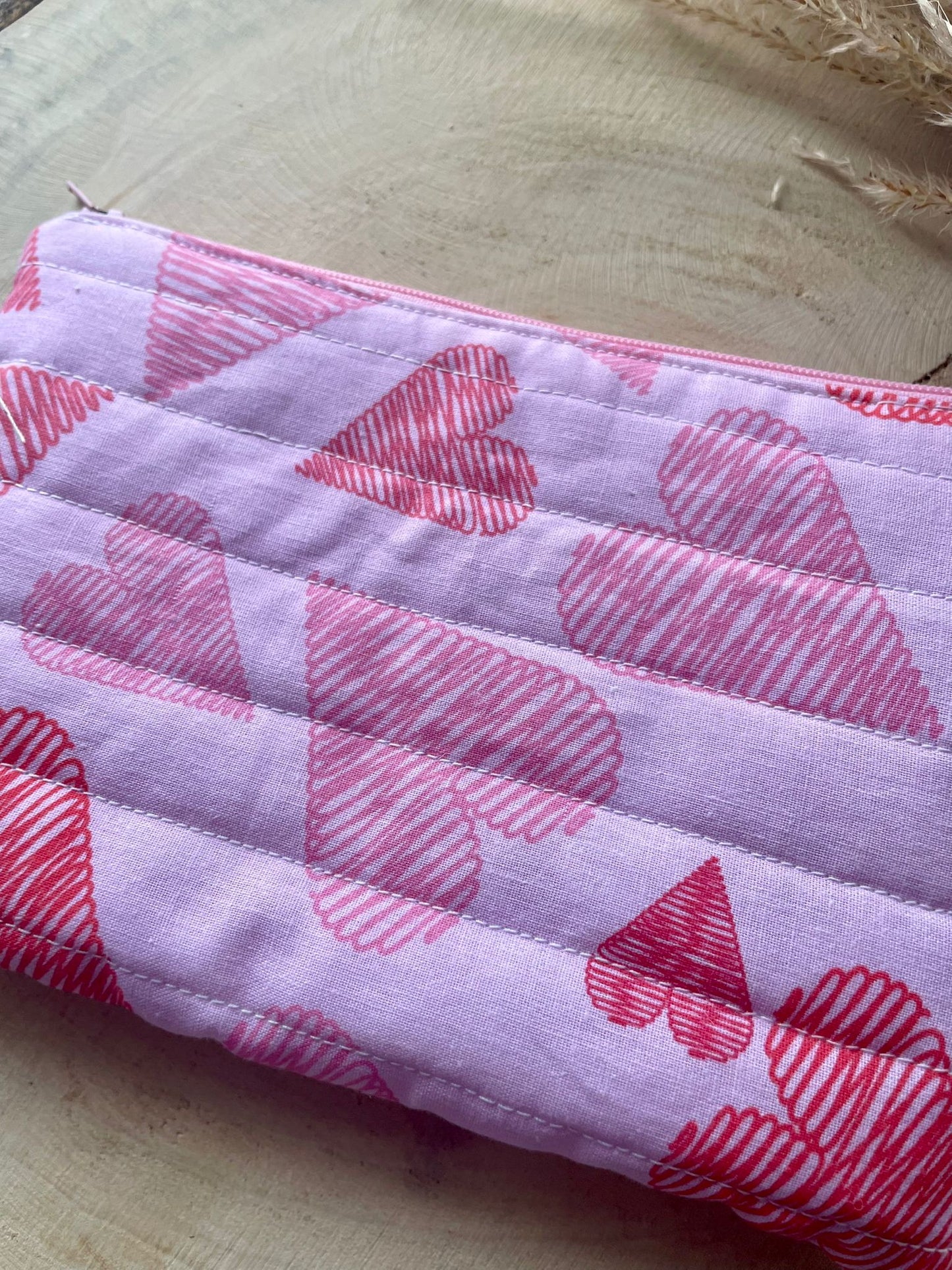 Trousse plate matelassée